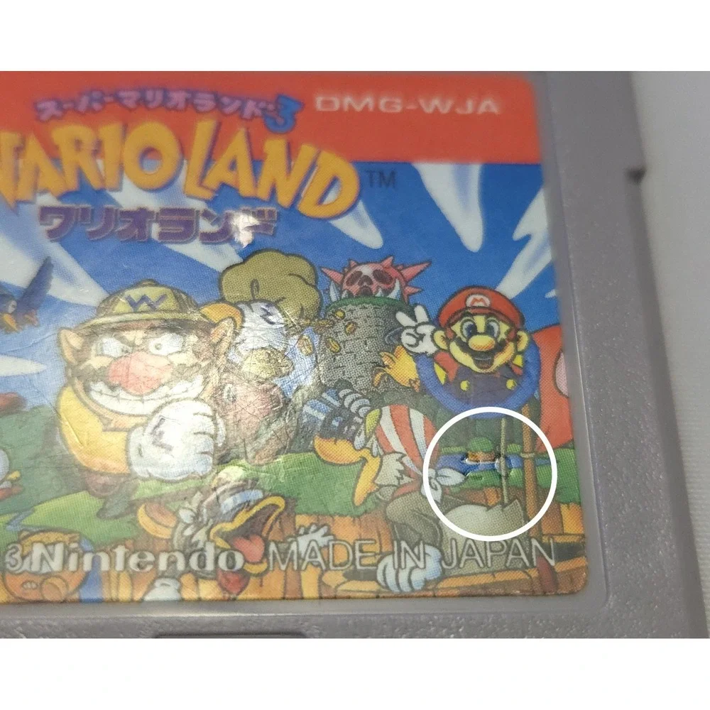 Super Mario Land 3: Wario Land - Nintendo Game Boy GB - Japan Import - Tested